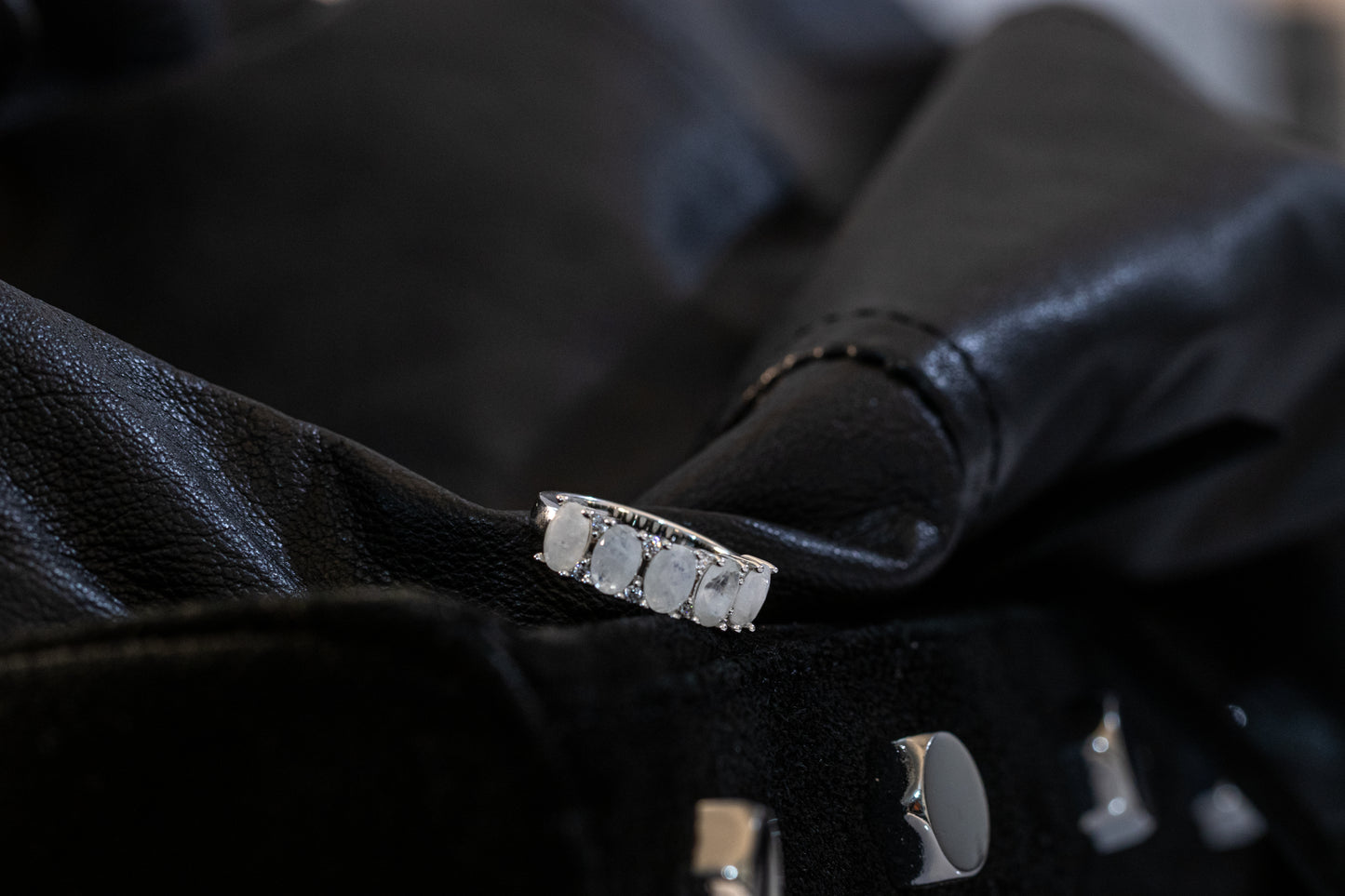 Celestial Elegance Moonstone Ring