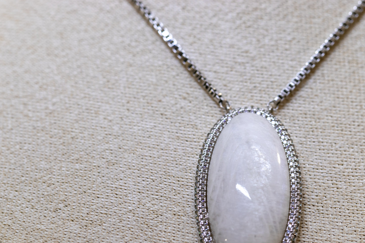 Celestial Moonstone Pendant Necklace