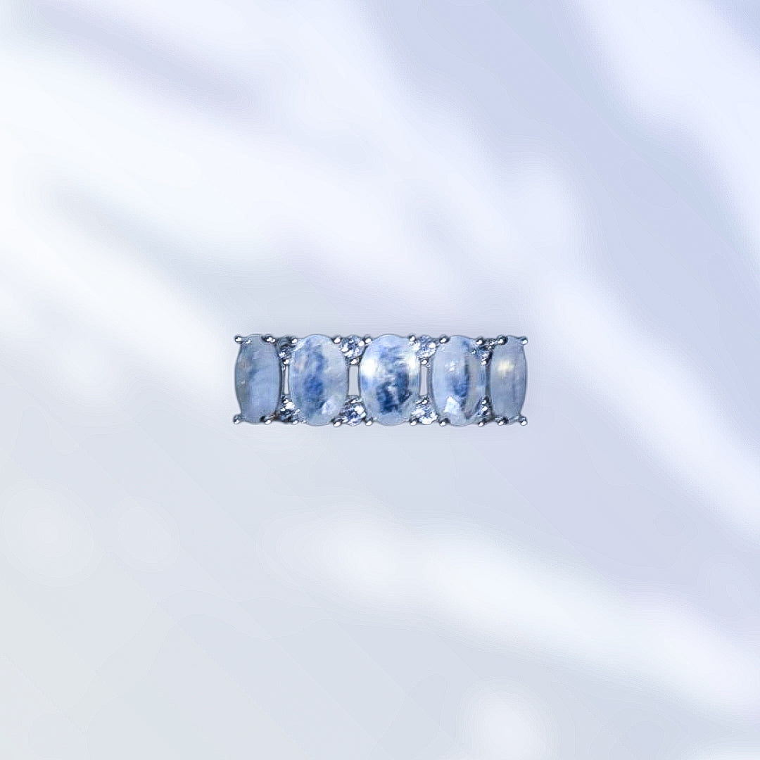 Celestial Elegance Moonstone Ring