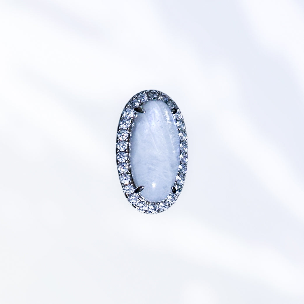 Celestial Halo Moonstone Ring