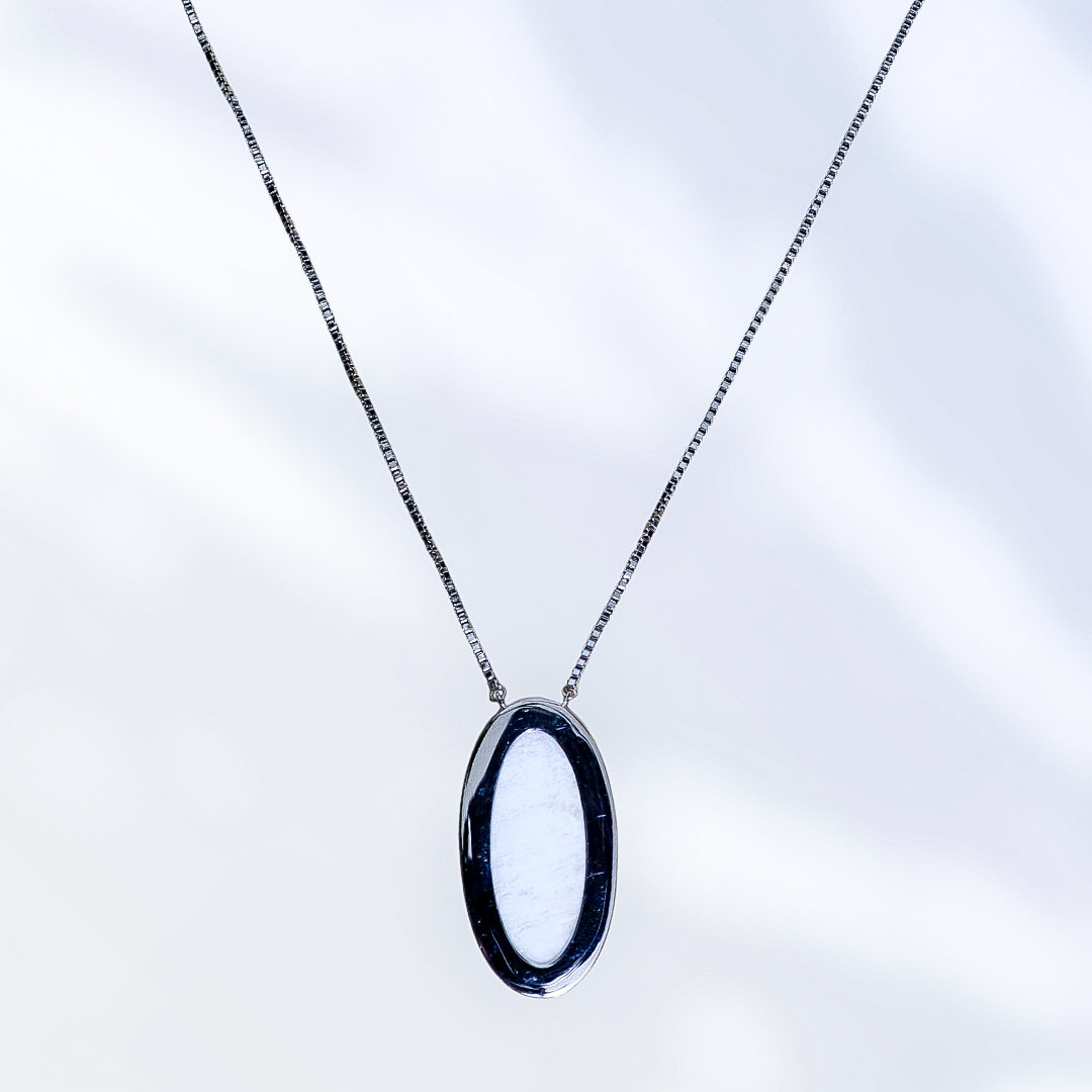 Celestial Elegance Moonstone Pendant Necklace