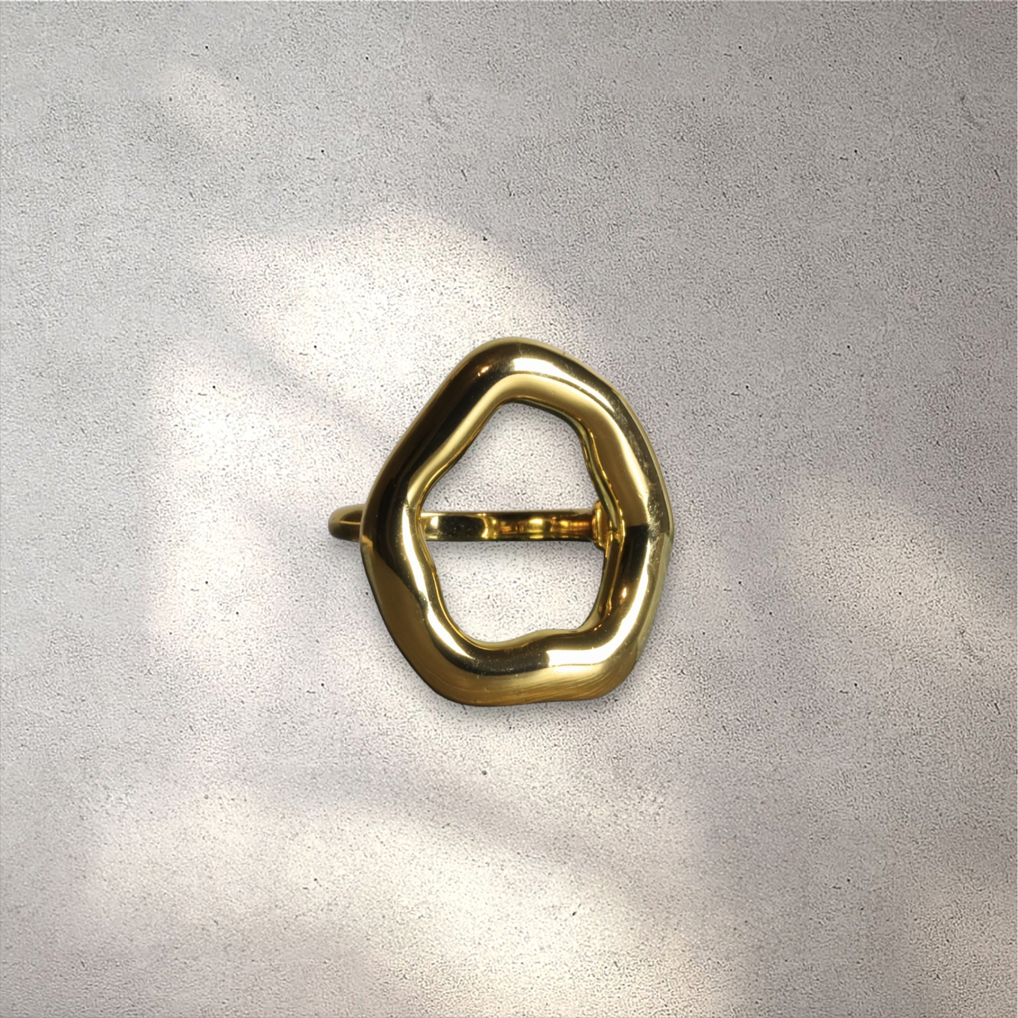 Organic Gold Statement Ring