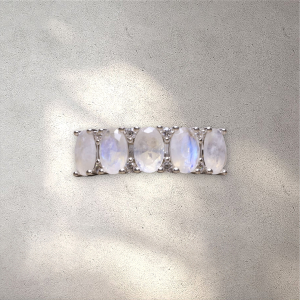 Celestial Elegance Moonstone Ring