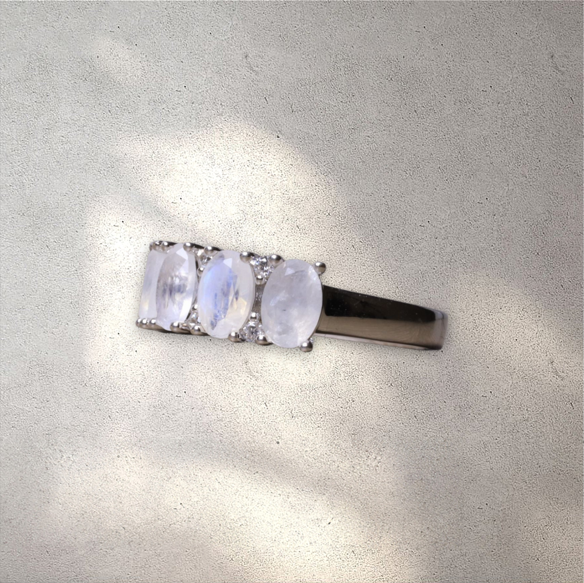 Celestial Elegance Moonstone Ring