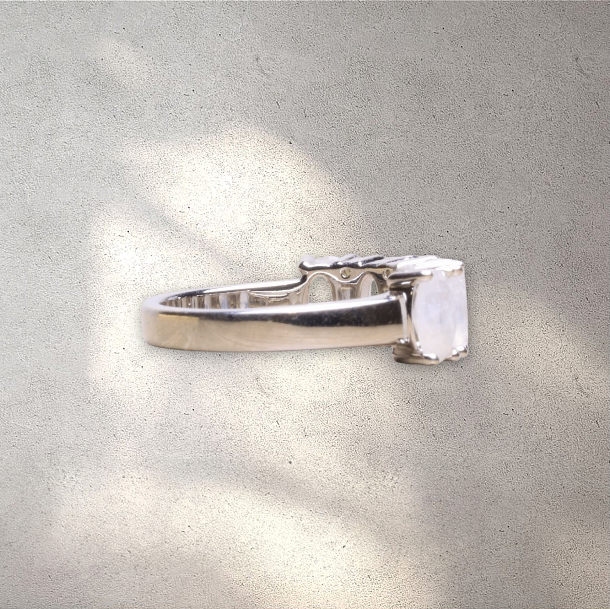 Celestial Elegance Moonstone Ring