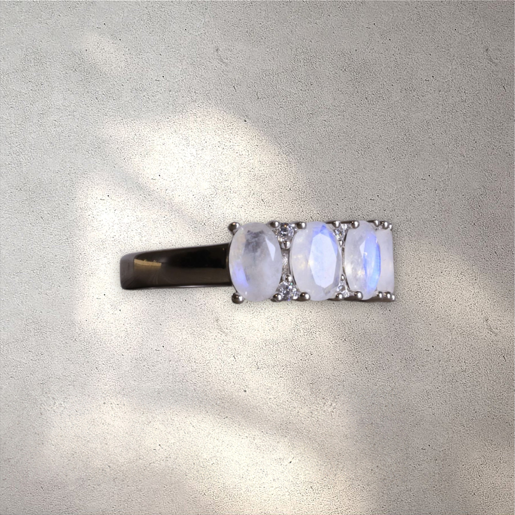 Celestial Elegance Moonstone Ring