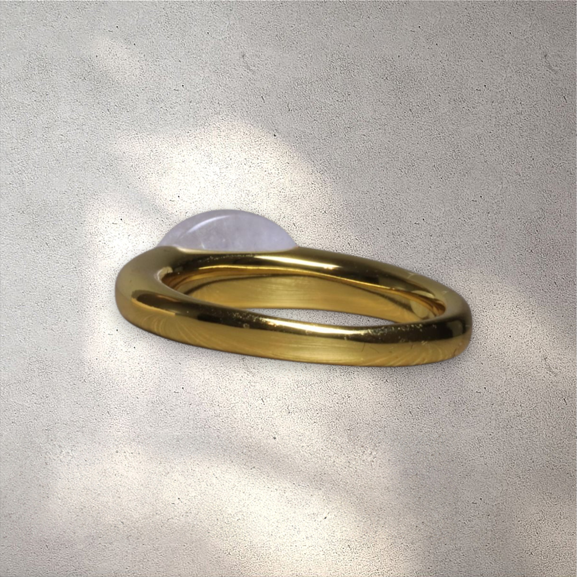 Solitaire Moonstone Ring